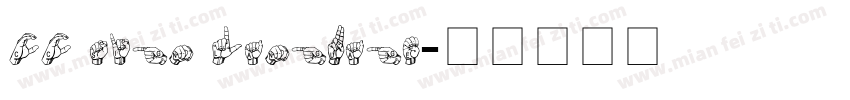 CC Sign Language字体转换